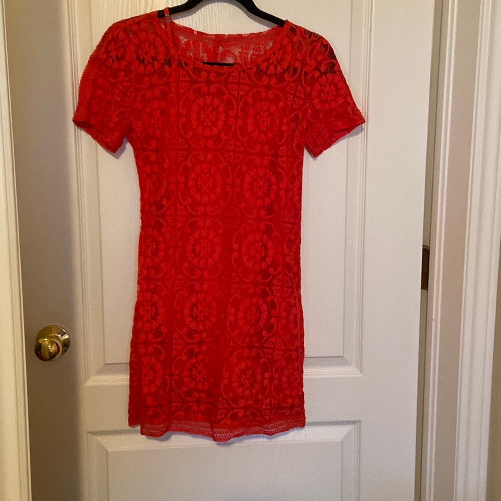 Red Lace Dress